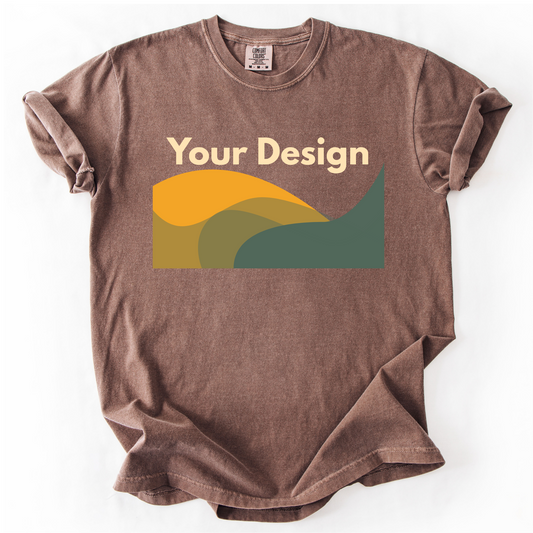 Unisex Heavyweight Crewneck T-Shirt | Custom Design Studio