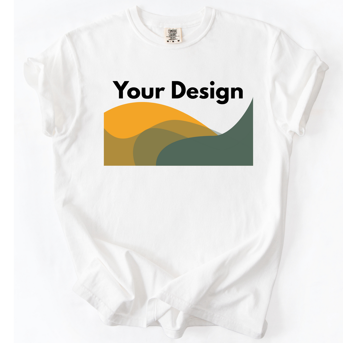 Unisex Heavyweight Crewneck T-Shirt | Custom Design Studio