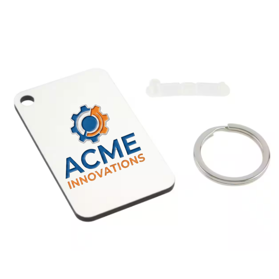 Square Key Chain Customized