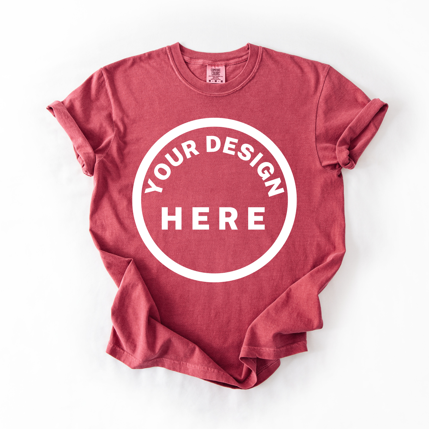 Unisex Heavyweight Crewneck T-Shirt | Custom Design Studio