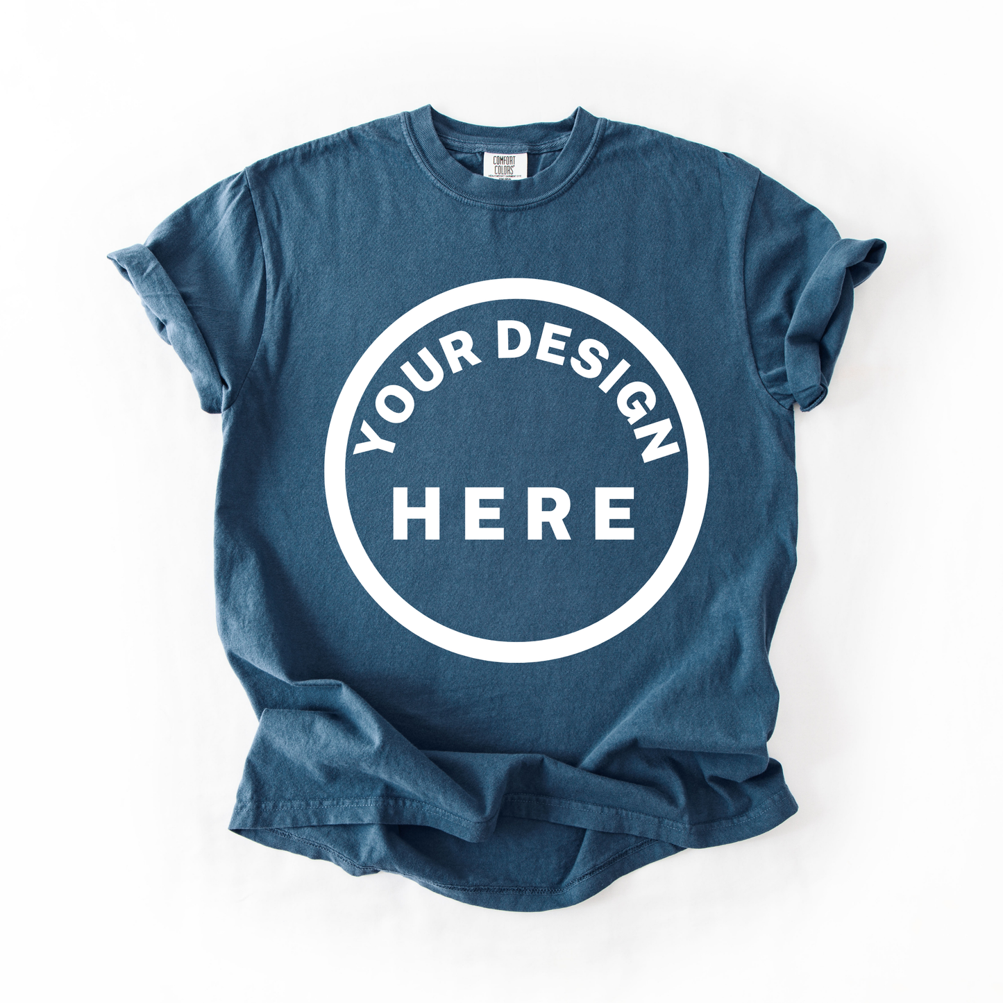 Unisex Heavyweight Crewneck T-Shirt | Custom Design Studio