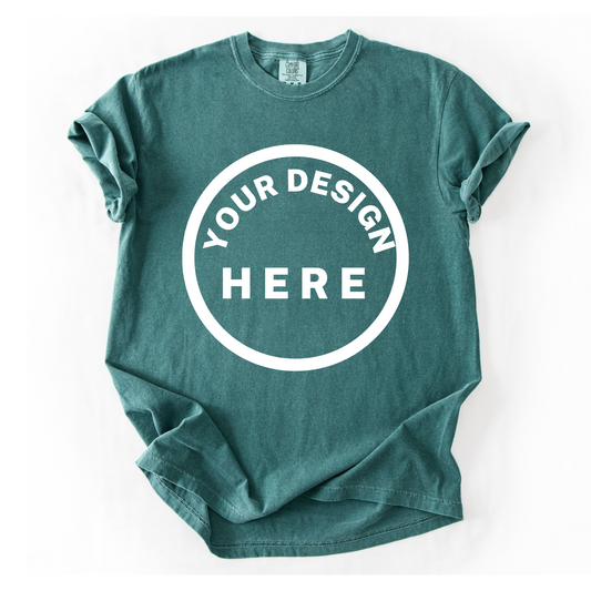 Unisex Heavyweight Crewneck T-Shirt | Custom Design Studio