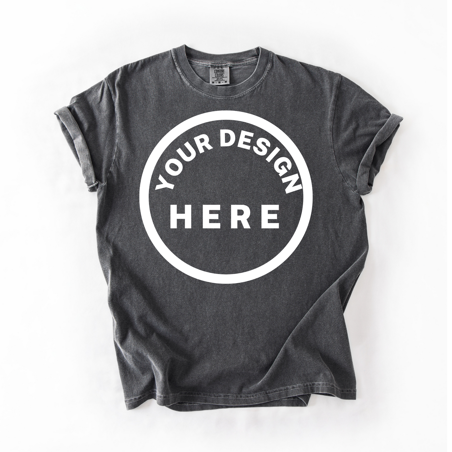 Unisex Heavyweight Crewneck T-Shirt | Custom Design Studio