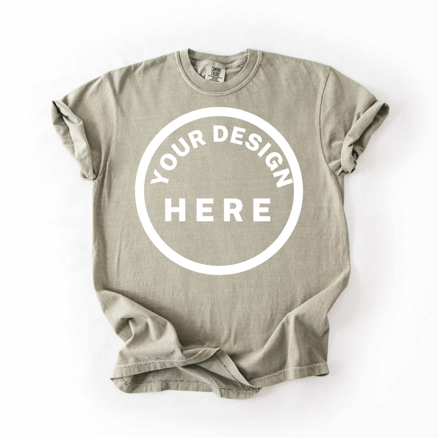 Unisex Heavyweight Crewneck T-Shirt | Custom Design Studio