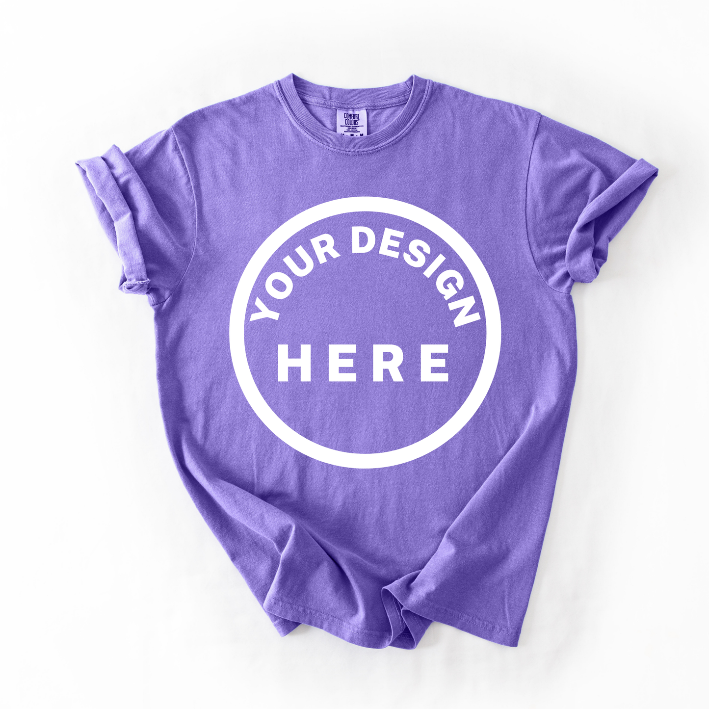 Unisex Heavyweight Crewneck T-Shirt | Custom Design Studio