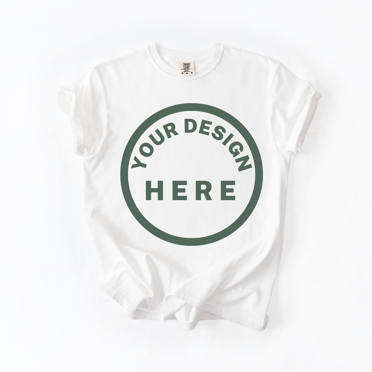 Unisex Heavyweight Crewneck T-Shirt | Custom Design Studio