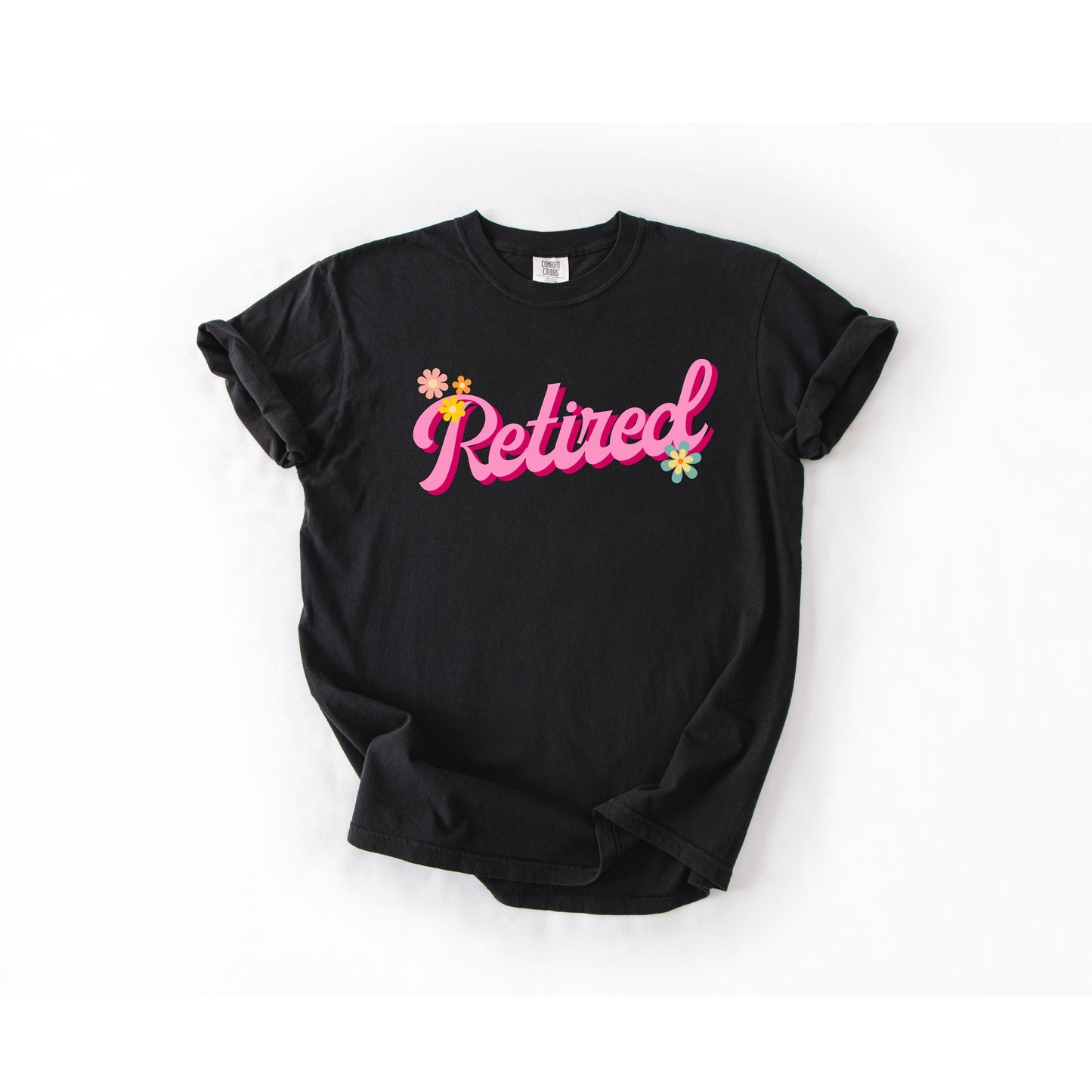 Retired Graphic T-Shirt, Vintage Soft-Washed Cotton Tee - All Play No Work
