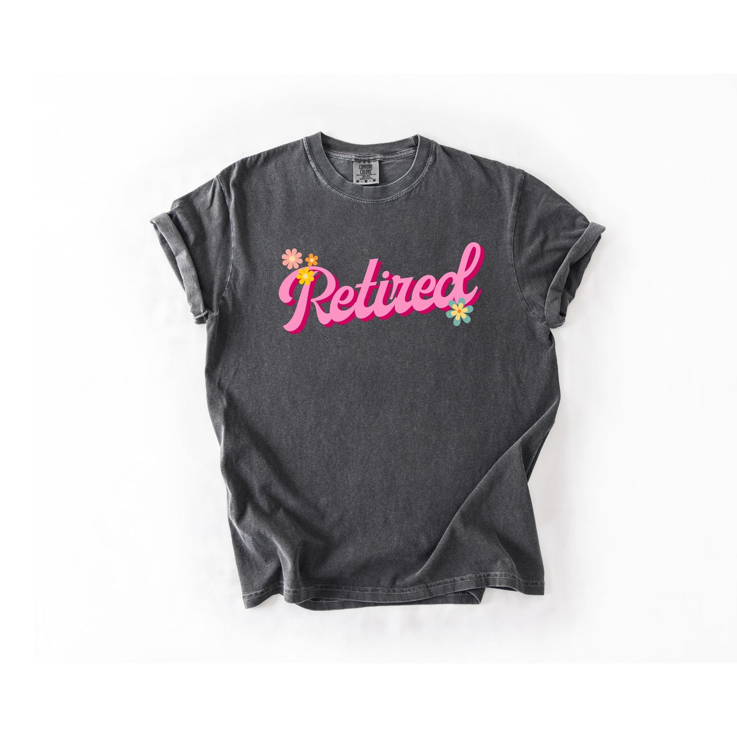 Retired Graphic T-Shirt, Vintage Soft-Washed Cotton Tee - All Play No Work